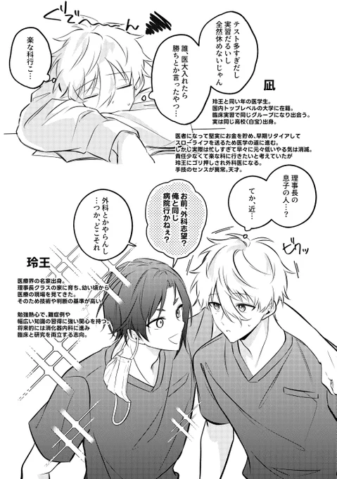 ふんわりとした設定
医療の医の字も知らない人間が描いてる
ngro 