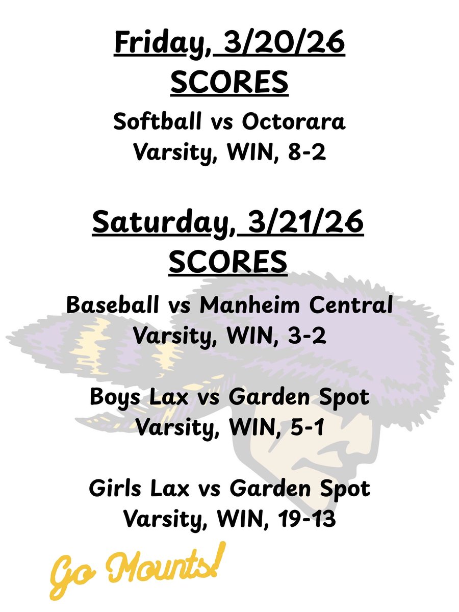 Mounts Sports tweet media