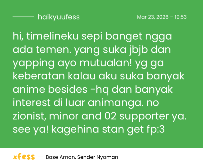 HAIKYUUFESS | CEK 📌 tweet media