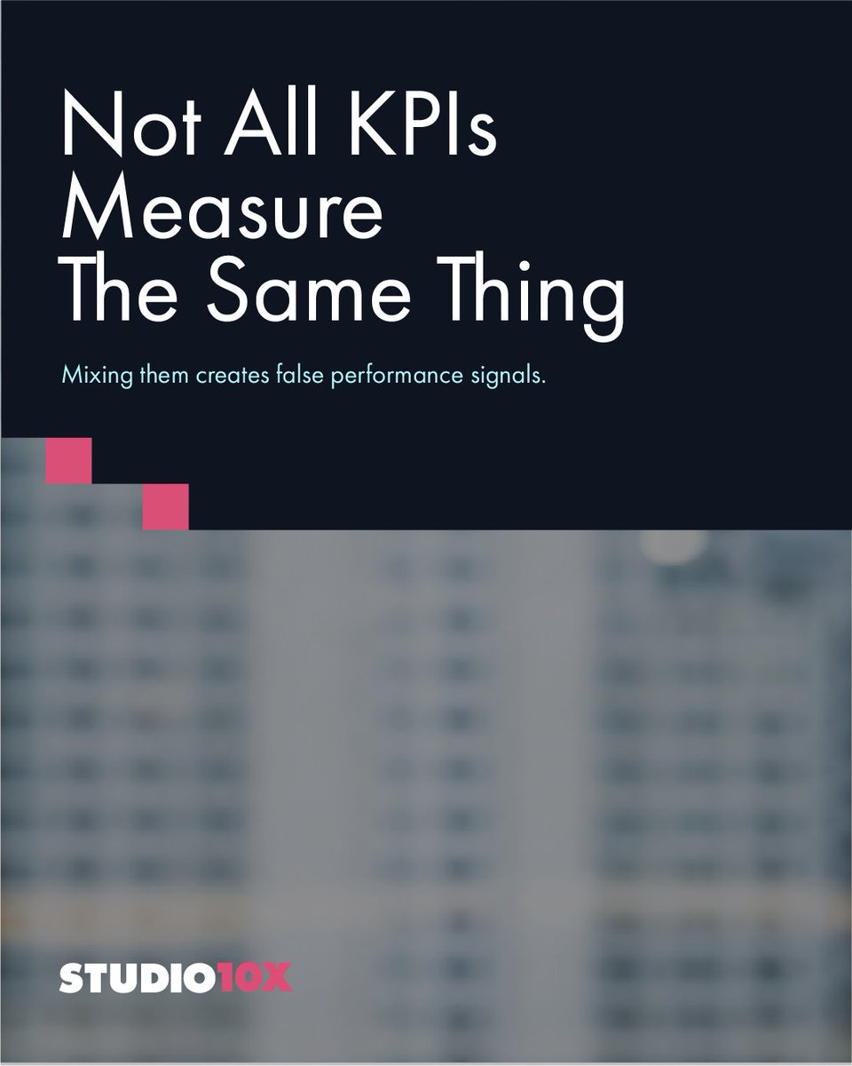 studio10xco's tweet photo. If KPIs are not categorized, measurement is a deception. 

Collecting data is easy; filtering the noise for execution capacity is where the strategy lies. Never let optimism replace hard data.

#Studio10x #DataStrategy #StrategicExecution https://t.co/MogmPUoSHV