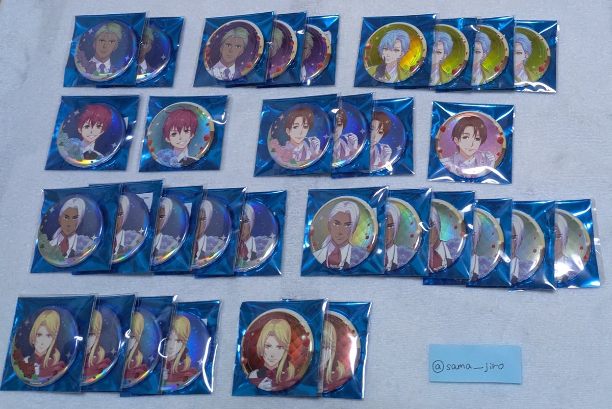 sama__jiro's tweet photo. 【交換・譲渡】KING OF PRISM キンプリ 10th ANNIVERSARY展　

譲:シン ユキノジョウ タイガ カケル ミナト レオ ユウ アレク ジョージ エィス 仁 聖 冷 リョウ コウジ ヒロ カヅキ

求:同種ルヰ>>>定価+送料
※缶バは柄どちらでも⭕️、プリパシャのホロはホロ同士のみ、購入特典⇔入場特典⭕️
↓続く https://t.co/uMzzDE4zOY
