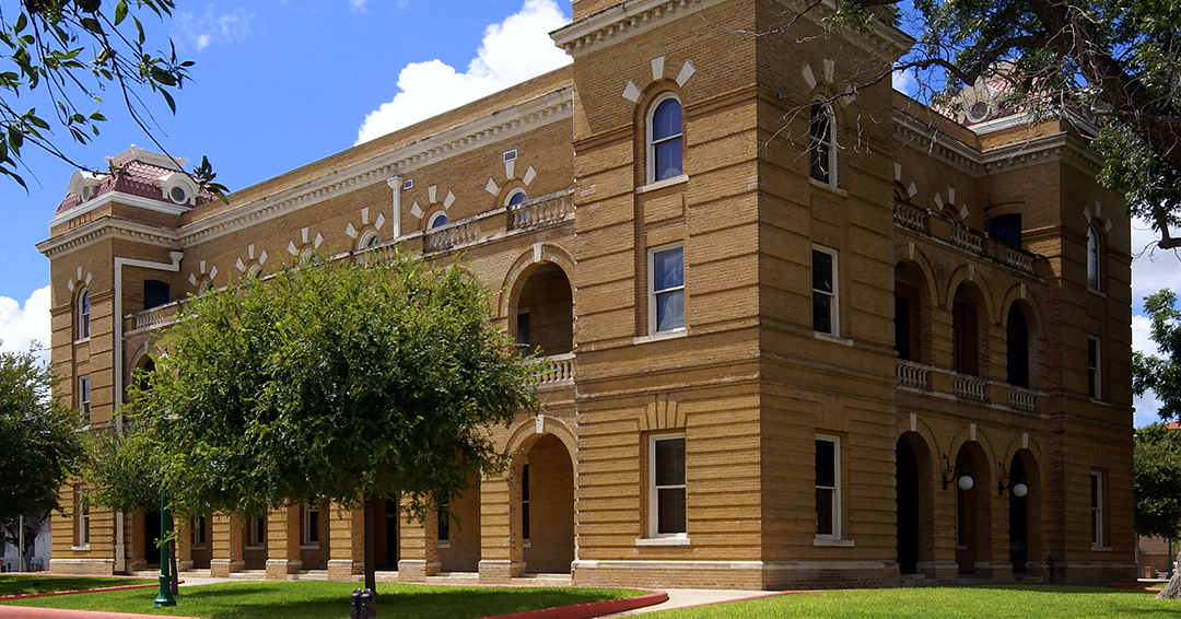 Alfred Giles used a combination of Renaissance Revival and Romanesque styles to fashion the Webb County Courthouse, completed in 1909. countyprogress.com/webb-county-ch/