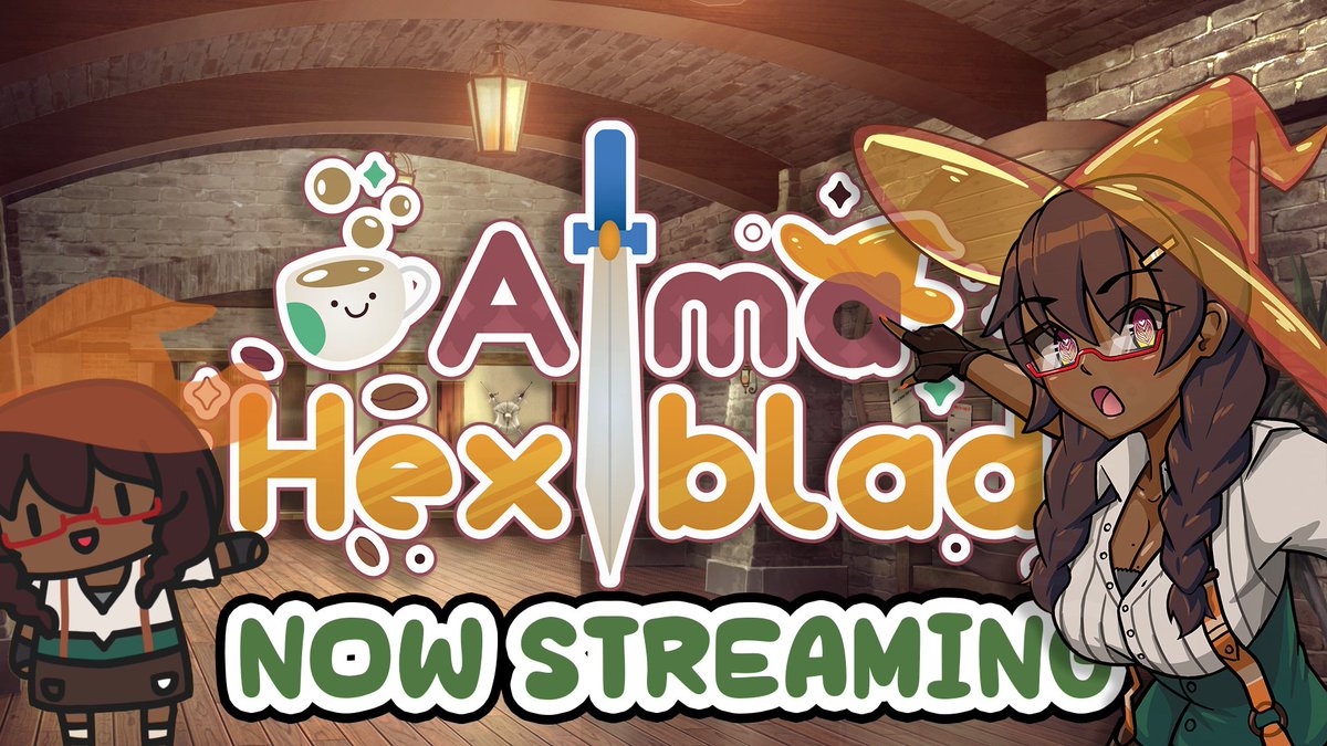 🟦☁️ ➡️ @AlmaHexbla.de ☕Coffee Witch VTuber☕ ➡️ tweet media