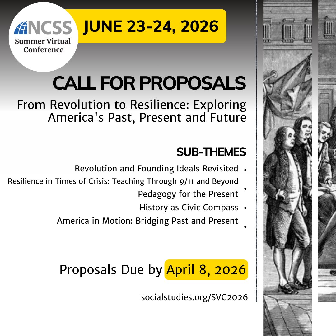 National Council for the Social Studies (NCSS) tweet media