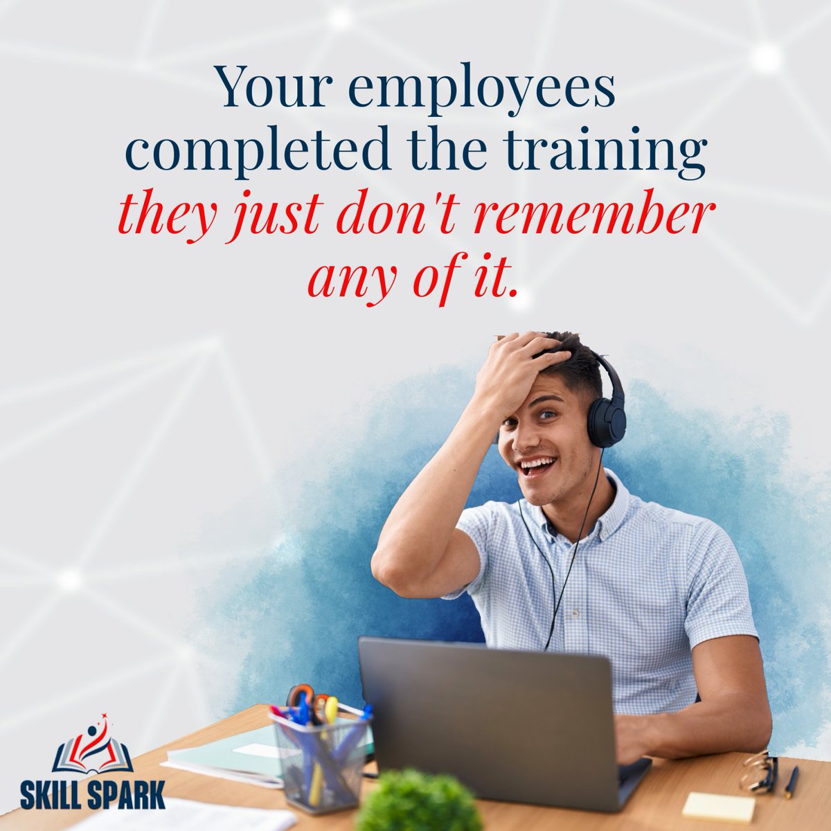Skill_Spark_AI's tweet photo. Yes, the forgetting curve is a common challenge in L&amp;D, impacting training effectiveness. Skill Spark AI addresses this by incorporating reinforcement into the workflow. To learn more, book a demo at https://t.co/fOLSWZJNd0. https://t.co/n10w4Qq3p0