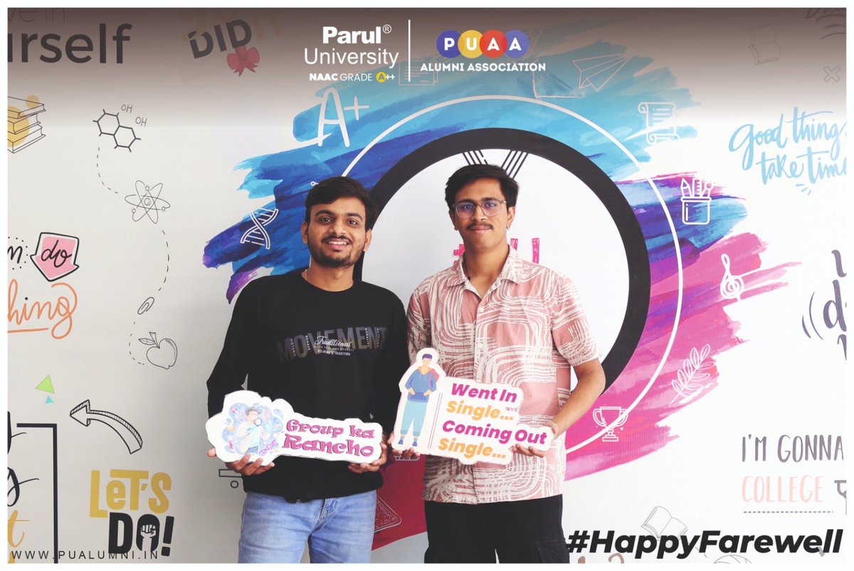 Parul University Alumni Association tweet media