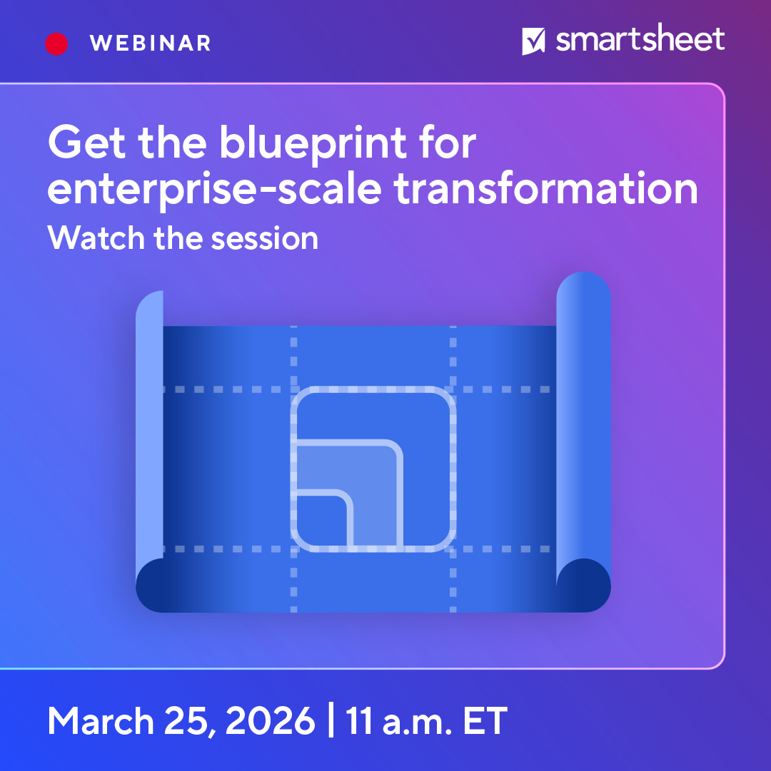 Smartsheet tweet media