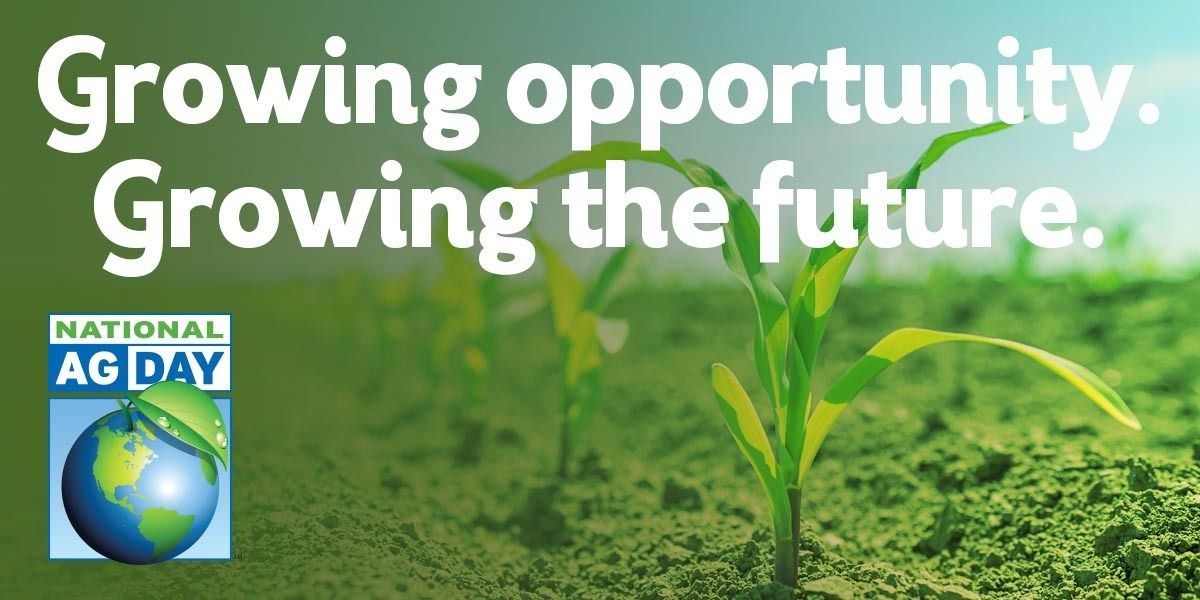 America’s farmers rise each day committed to feeding and fueling a growing world 🌾🚜

On National Ag Day — March 24, 2026 — we celebrate the dedication, innovation, and resilience that power our fields and our communities.

Alongside our nation’s farmers, we grow. 🌱

#AgDay26