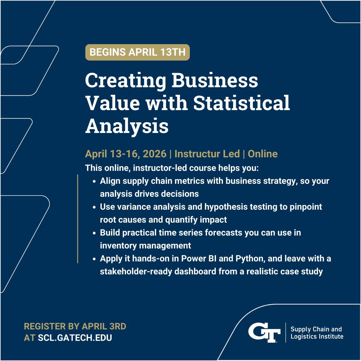 Georgia Tech Supply Chain and Logistics Institute tweet media