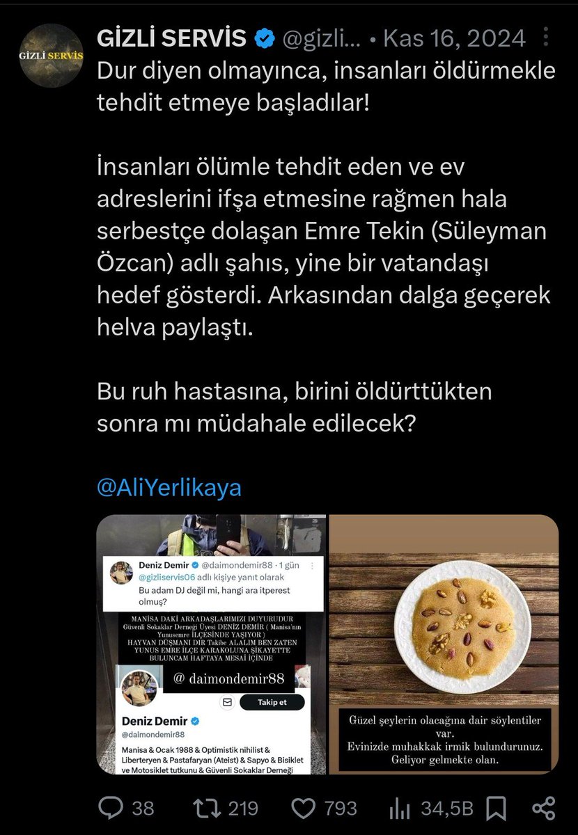 Ben sadece yetkililere sesimi duyurmaya çalışıyorum ve korunma talep ediyorum! 

Emre Tekin kod adını kullanan Süleyman Özcan isimli mahluk tarafından 3 senedir  sistematik olarak taciz ve tehditlere maruz kalıyorum. Bu eziyet ve zülüm ne zaman son bulacak onuda bilmiyorum.
