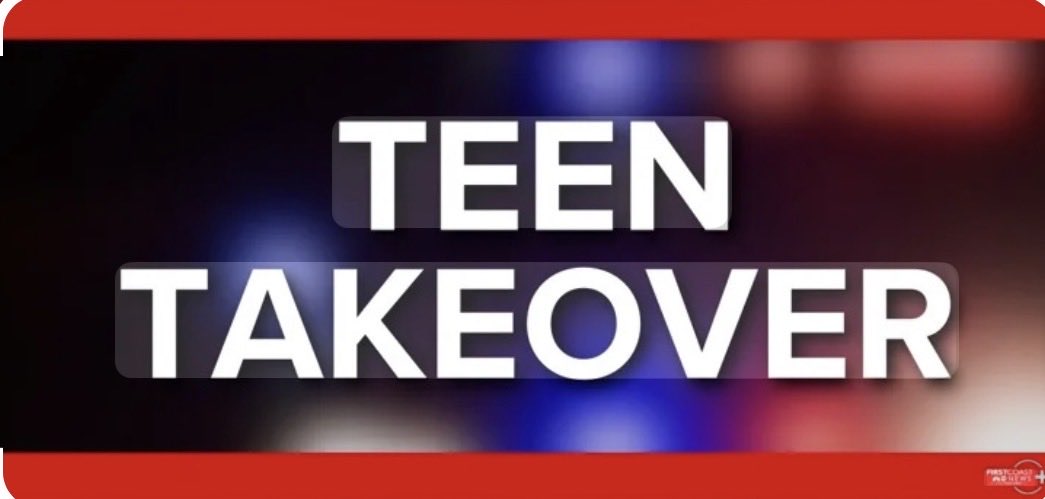 Mitchellcu2's tweet photo. Daytona.  Washington DC. Jacksonville Florida.  We have a major pandemic going on right now and it would seem that it is getting worse.  This is our past, present and future and no one is doing anything but recording it.  

These teen takeovers, committing robberies and violence has to stop.  It is becoming rampant and where do we go from here?  

This is unprecedented and we need to find a solution.  This is a large majority of our youth and while not all are guilty of these horrendous crimes, it is becoming far to common.