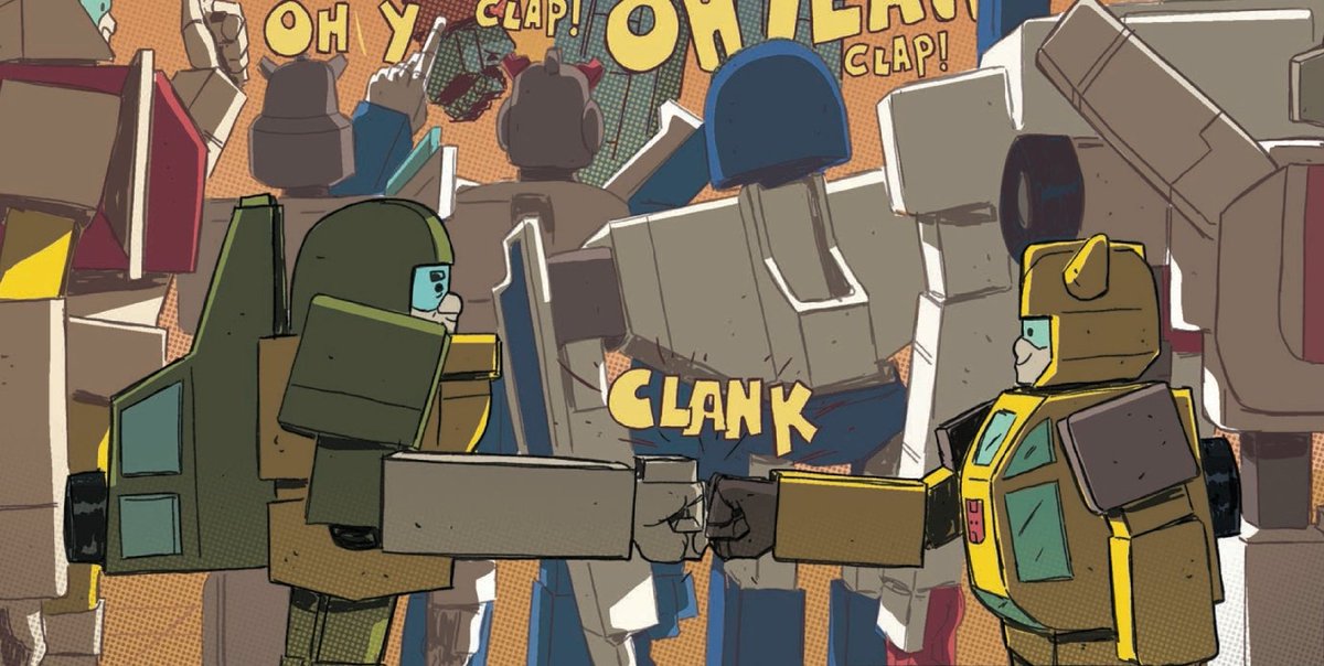 Flora88Ng's tweet image. #transformers #brawn #bumblebee 
More fist bumps with Brawn! 🤜🤛