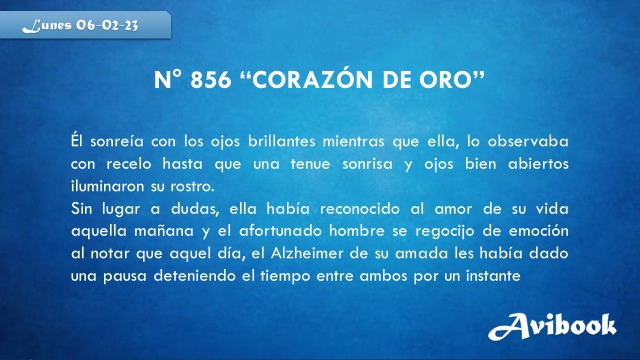 avibook_tw's tweet photo. #microcuento #856
#microlectura #microcuentos #lecturadiaria #escritores #escritoreschilenos #paraleer #leer #microrelato #Wattpad #libros #escritor #libro #historias #chile #Felizlunes #lunes #corazon #amor #sonrisa #pareja #olvido #alzheimer #saludmental #enfermedad https://t.co/LsrBh6H1OC