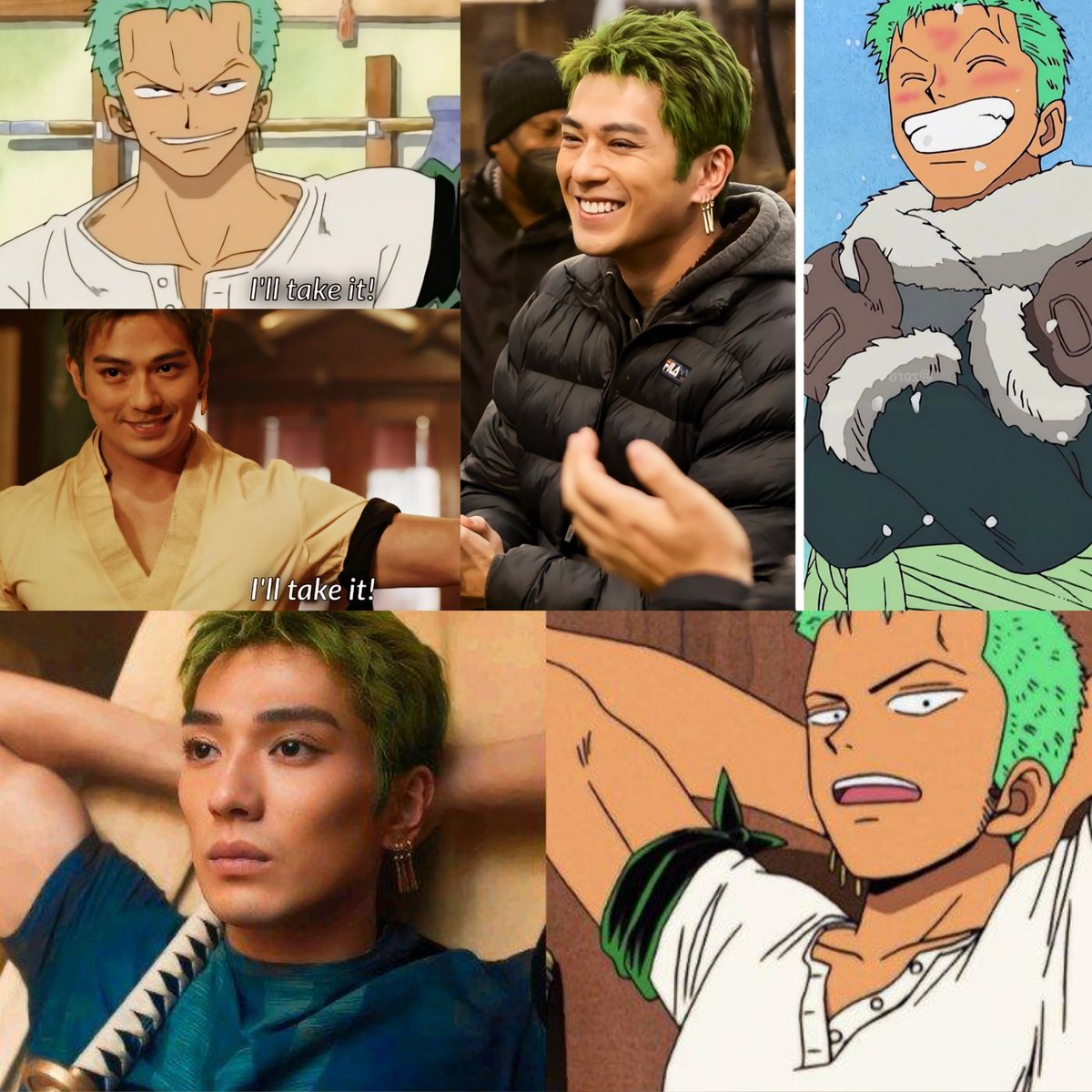 Born to be Zoro จริงๆ ถ้าไม่ใช่แมคเคนยูนึกไม่ออกเลยว่าจะเป็นใคร ที่ไม่ตรงคือหล่อเกินโซโรไป5555 แต่เรื่องดาบและบู๊คือใช่  ตลกหน้านิ่งอีก ไม่แปลกที่เรียกออดิชั่นถึง 2 รอบ รอบแรกไม่ไปเพราะไม่รู้ว่าให้รับบทโซโร ถึงในใจฮีจะคิดว่า "วันพีซจะทำเป็นคนแสดงได้ไงวะ" แต่ก็ตกลงเล่นครับ555