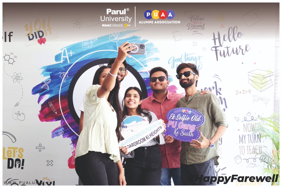 Parul University Alumni Association tweet media