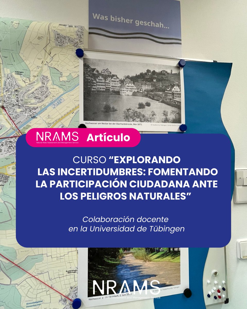 nrams_csic's tweet photo. NRAMS Artículo: “Curso ‘Explorando las incertidumbres: fomentando la participación ciudadana ante los peligros naturales’ – colaboración docente en la Universidad de Tübingen". 

¡Descubre los prototipos diseñados por el alumnado durante el curso!

https://t.co/MI7D458nD9 https://t.co/kBJICwglP5