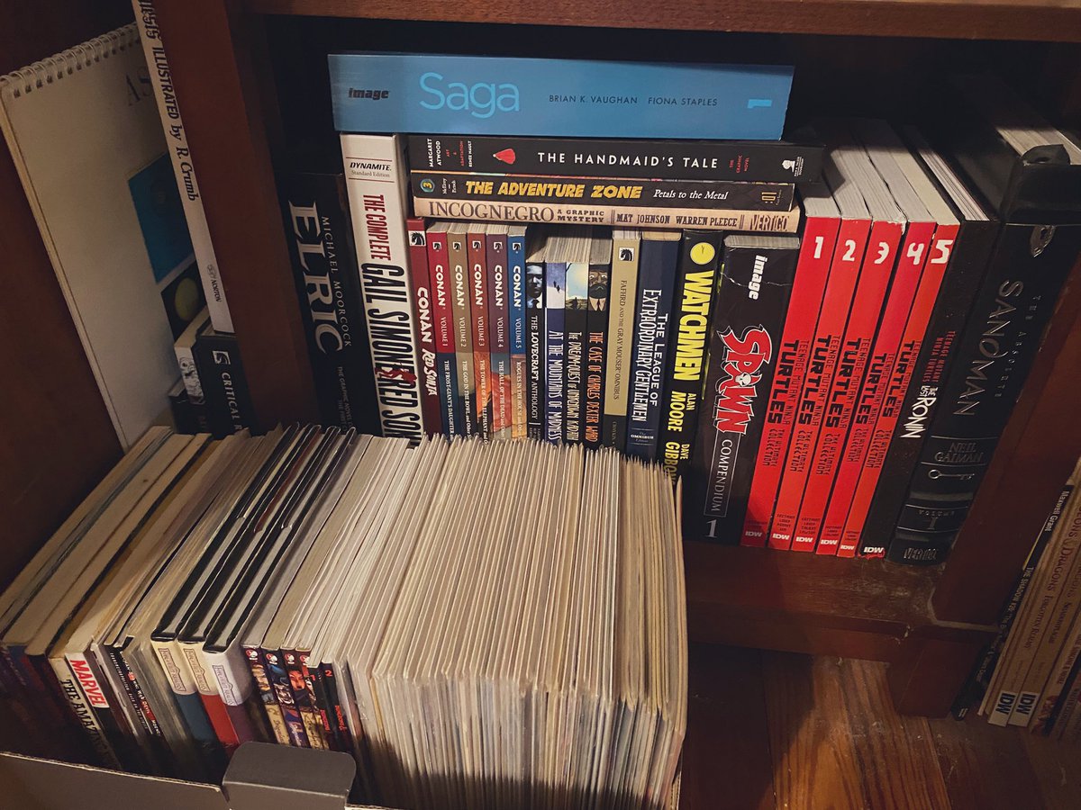 I don’t have a lot of comics, but I am out of space for them.