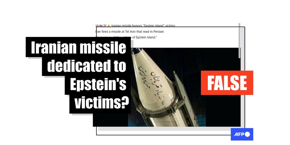 AFP Fact Check 🔎 tweet media