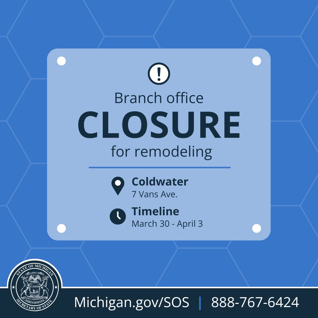 Michigan Department of State tweet media