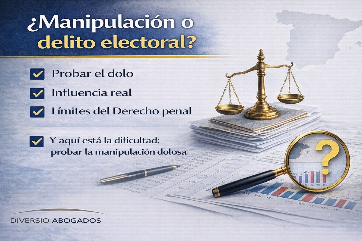 DiversioA's tweet photo. 📄El PP anuncia una querella contra Tezanos por “manipular abiertamente” el CIS en favor del Gobierno, pero el encaje penal de estas conductas es complejo y, a la vista de los precedentes, sus posibilidades de prosperar son limitadas si no se aportan indicios muy sólidos de desviación de fondos o de arbitrariedad grosera en las decisiones.

Se trata de una querella por malversación de caudales públicos y otros delitos de corrupción, sosteniendo que la gestión del CIS bajo Tezanos responde a un uso partidista de recursos públicos para favorecer al PSOE en las encuestas.

Se apoyan en conclusiones de la comisión de investigación del CIS en el Senado, donde hablan de “corrupción institucional” y “falsificaciones metodológicas intencionadas”.

⚖️ La clave jurídica: Para que prospere penalmente no basta con “sesgo” o falta de neutralidad.

Se exige además:

- Alteración intencionada de datos.
- Finalidad de influir en el proceso electoral.
- Relevancia suficiente para afectar al resultado.

▶️Y aquí está la dificultad: probar la manipulación dolosa.

#DerechoPenal #DelitoElectoral #CIS