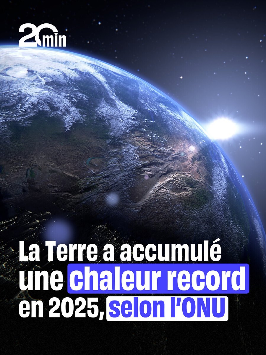 🔴 Les onze années les plus chaudes jamais enregistrées
➡️ 20min.fr/6vH