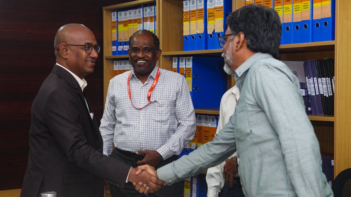 SRM_Univ's tweet image. SRMIST strengthens its research ecosystem!

The Dept. of Biotechnology signs an MoU with IIBAT to advance research in toxicology, bio-efficacy &amp;amp; biotech, while enabling GLP-compliant labs &amp;amp; OECD-aligned training.

#SRMIST #Biotechnology #MoU #Research #Innovation #Toxicology