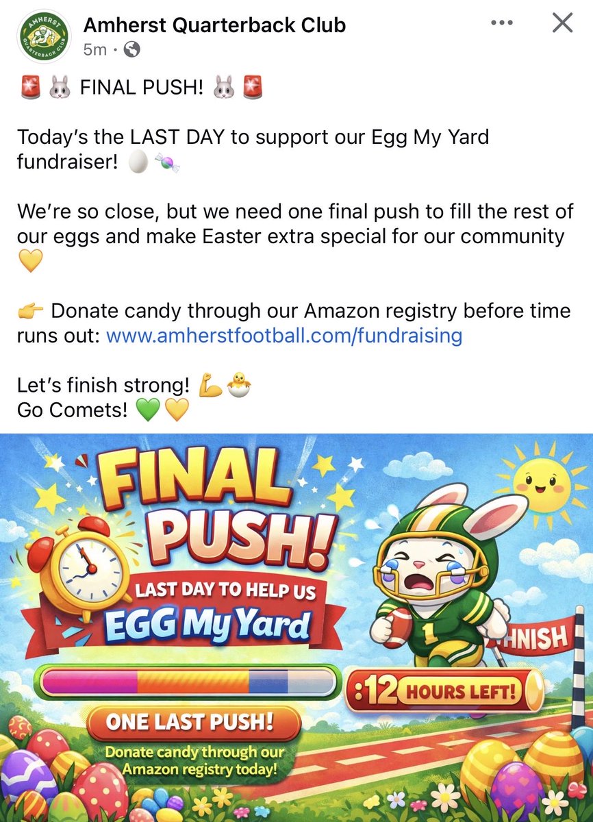 Amherst Football tweet media