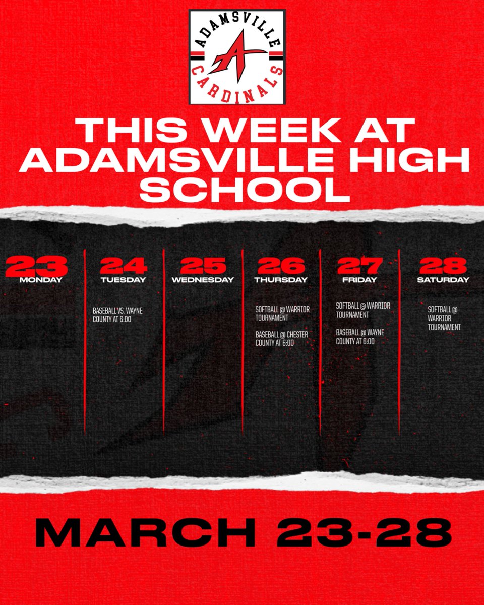 Adamsville Cardinal Athletics tweet media