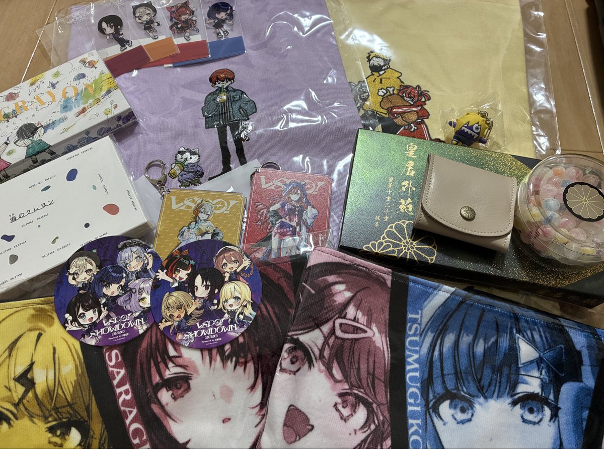 Owl_yy0430's tweet photo. 家に無事帰れた
ぶいすぽshowdown楽しかった！やっぱり誰にも話しかけれんかったけど…
YYとぶいすぽ好きな人はいないんかなぁ、仲良くなりたい(小声)

弾丸1日東京観光(皇居���策、銀座の文具屋、コトブキヤ、CRストアetc)は歩き疲れた
今回の戦利品↓買いすぎてしまった
でも楽しかったから良し👍 https://t.co/mB2xSyycRH