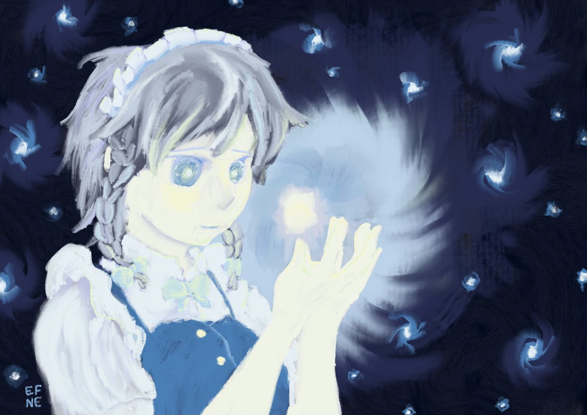 … silivren penna míriel
o menel aglar elenath! …
#東方Project #十六夜咲夜