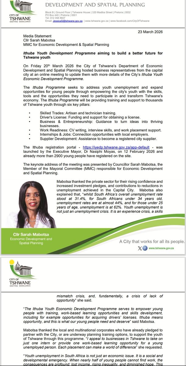 Sarah Mabotsa tweet media