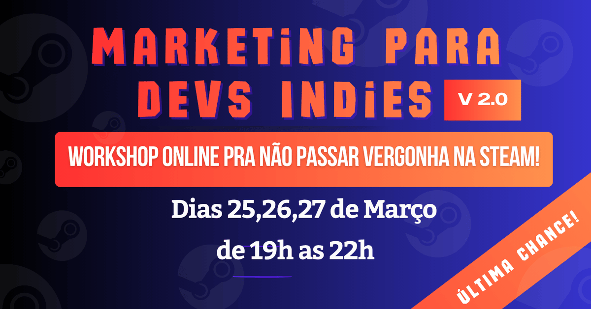 🔴ATENÇÃO DEVS!
Fazer um jogo bom não basta , se ninguém vê, ninguém joga.
Hoje, o maior desafio dos devs indie é a discoverability: seu jogo pode ser incrível, mas sem visibilidade ele simplesmente não existe pro público.