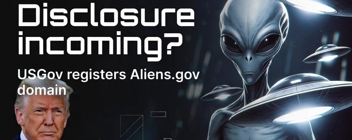 Disclosure Incoming? US Gov regs ALIENS.GOV domain