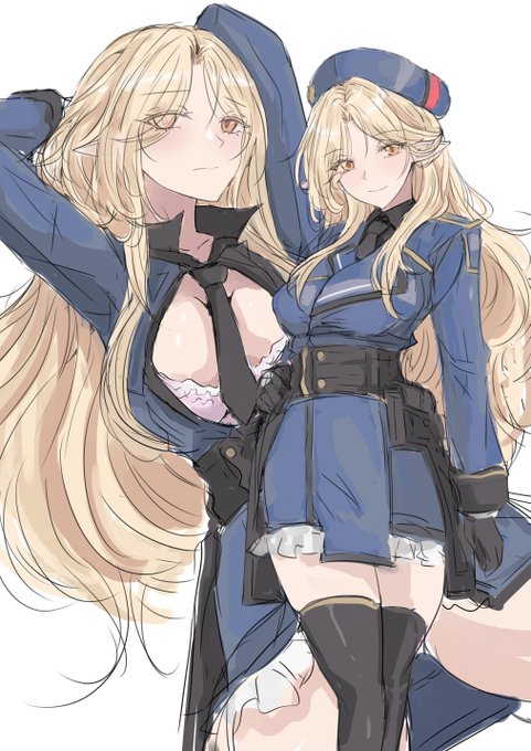 OC 軍服エルフさん 