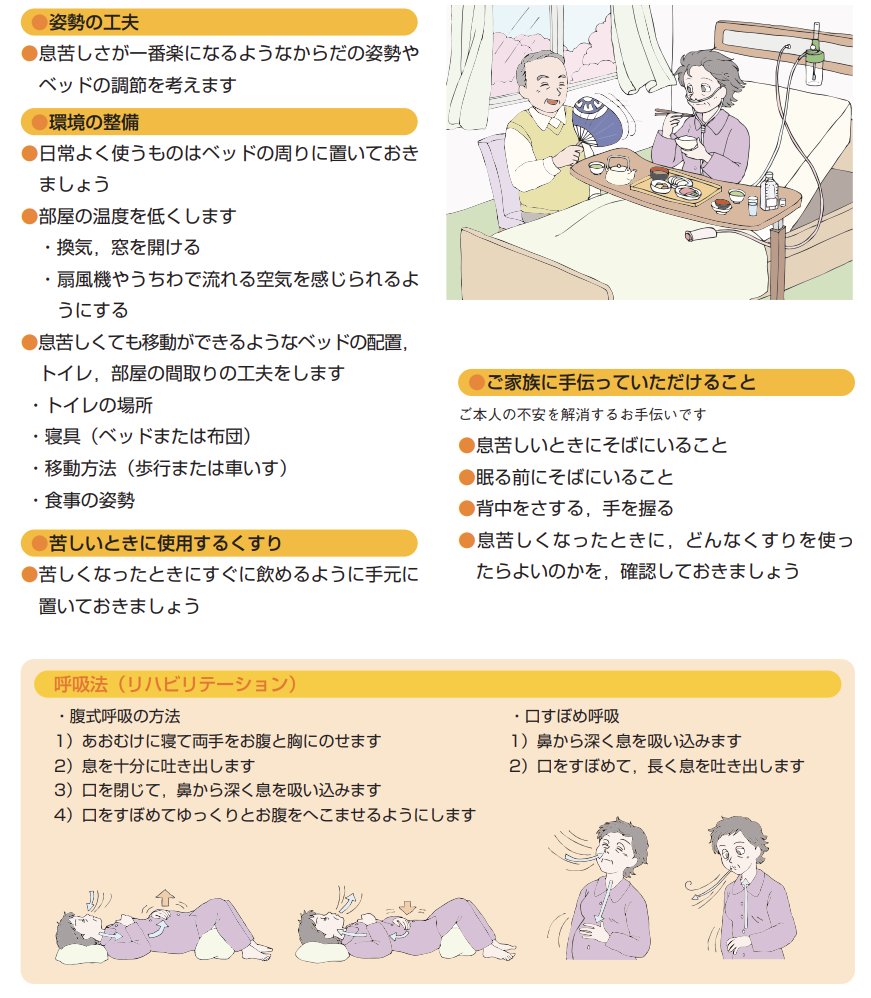 fumitoshi_MW's tweet photo. 呼吸困難時のケア。
基本的な部分がすごくよくまとまっています。
https://t.co/oBvZM239kr https://t.co/cRwzQTsiuq