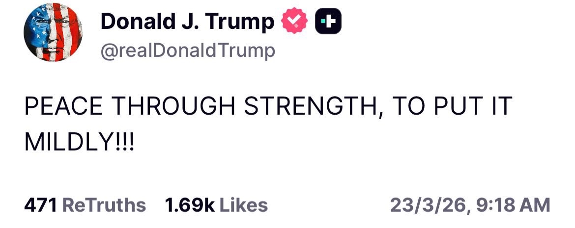 Most ignored post by analysts: Today at 9:18AM!!!

Which hinted: Pause soon!!

Especially when he already announced: 48 hrs ultimatum 

Together we learn 🙏🙏

#Sharemarket
#Equityresearch