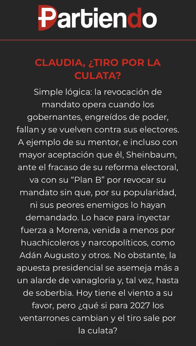 Partidero tweet media