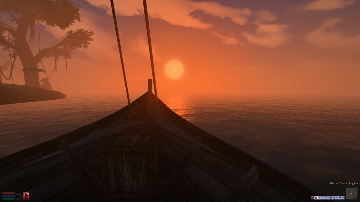Luke25160256's tweet photo. Sunsets across Morrowind. https://t.co/wpf8zgMaO0