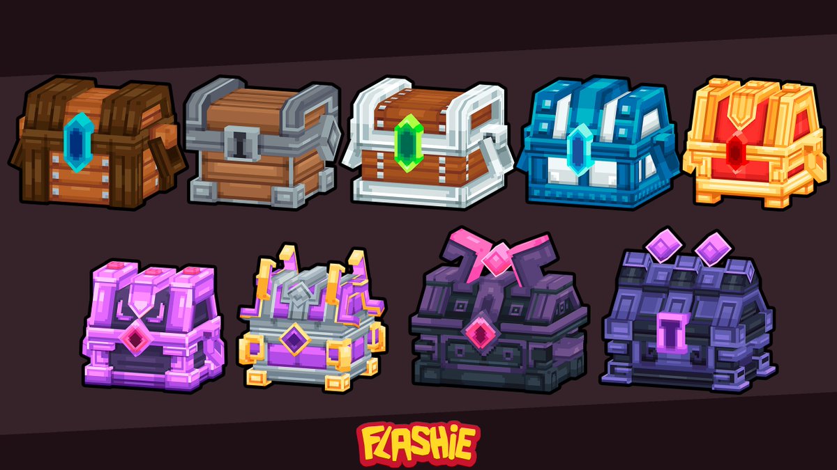 Some Fantasy Crates I made for Minecraft server.     

#lowpoly #model #pixelart #blockbench #minecraft