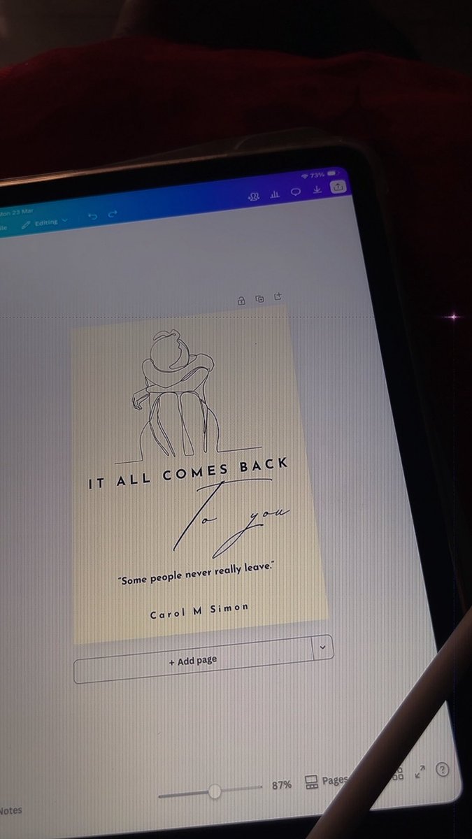 carolswrites's tweet photo. One week, another book to write on

“I began to belong to someone who would one day become a memory.” https://t.co/HY332OHEBt