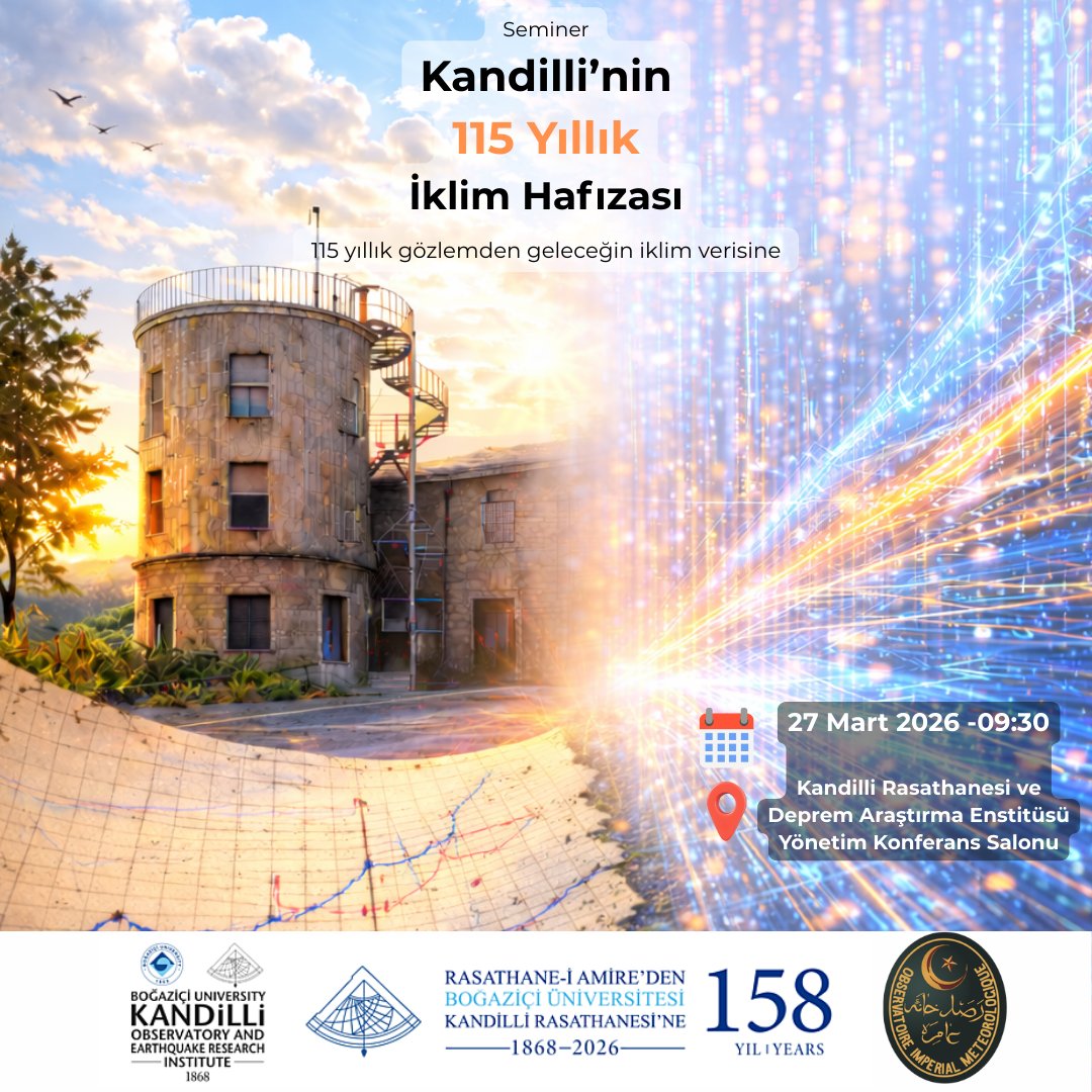 Kandilli Rasathanesi DAE Meteoroloji Laboratuvarı tweet media