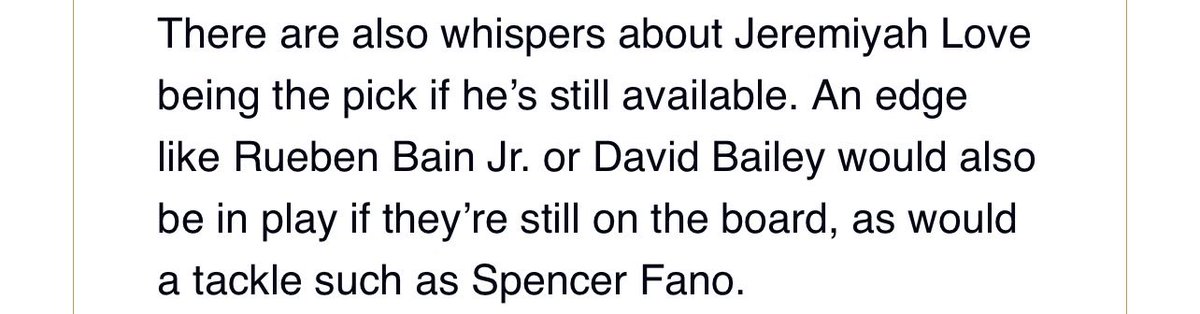 AllChiefdUp's tweet image. Todd McShay mocked Mansoor Delane to the Chiefs at 9 with his latest 3.0 mock &amp;amp; then went on to say this (image below)…🤦‍♂️

There’s no way they invest another $31.1M guaranteed w/a $19M+ signing bonus into a RB. 

#ChiefsKingdom