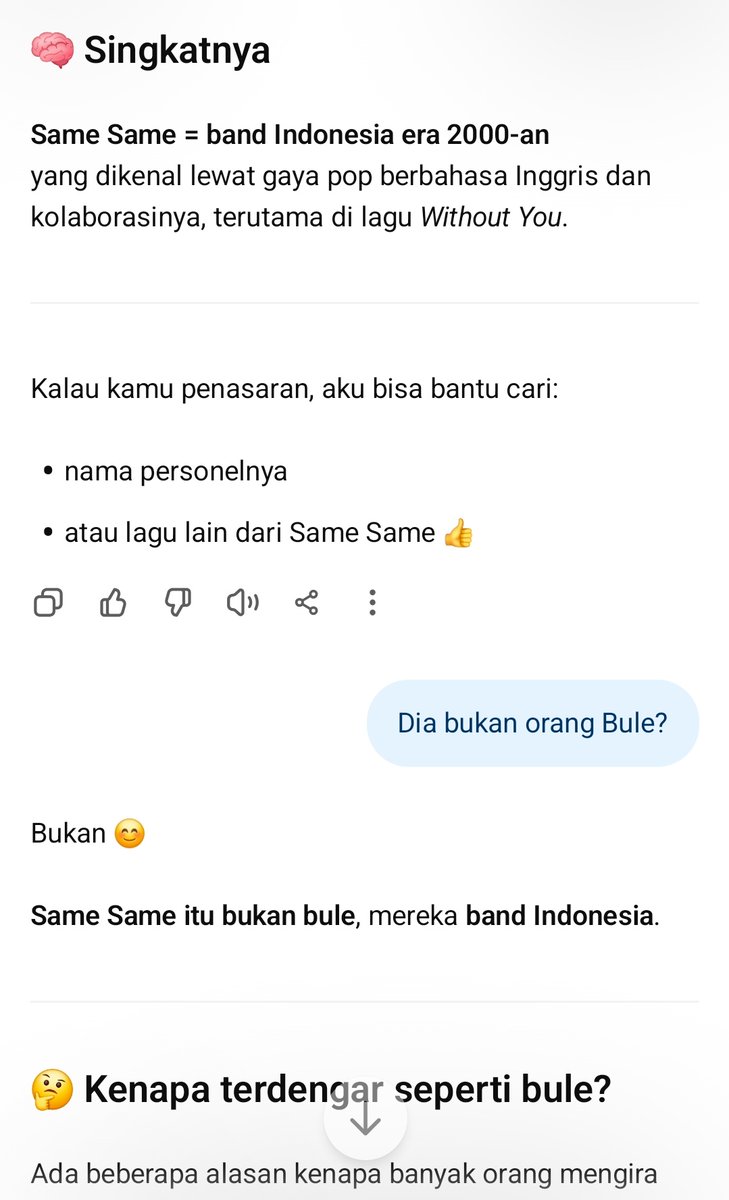 ridu's tweet photo. Dear Gen Z, jgn terlalu percaya sama Chat GPT. 🙏 https://t.co/2AFkK20lFK