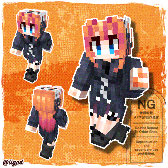 いのうえしろ@マイクラスキン制作します tweet media