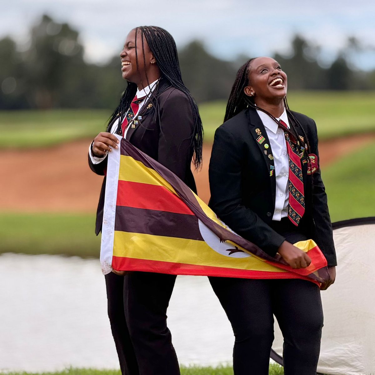 KagoroKeisha's tweet photo. Done with the flag ceremony #AAJTC2026 #AAJTC
@golfunion @RandA #JuniorGolf @NBSportUg https://t.co/r1sXSjadot