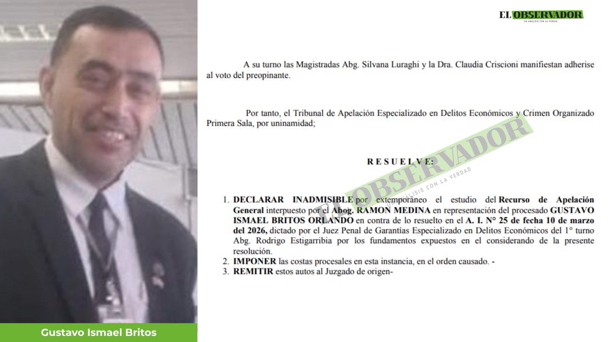 El Observador tweet media