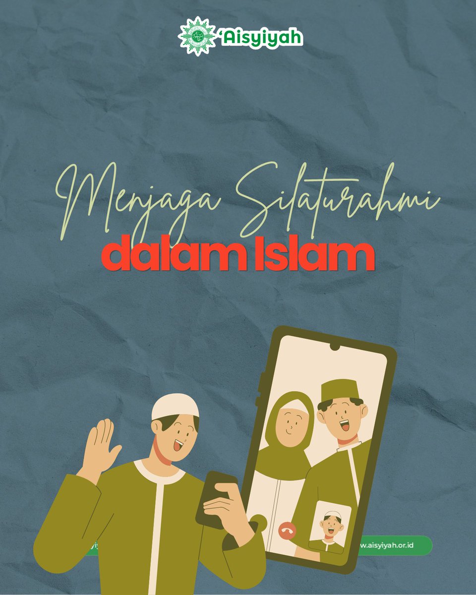 PPAisyiyah's tweet image. Momen lebaran sangat erat dengan silaturahmi. Tahukah Sahabat 'Aisyiyah, salah satu bentuk ketakwaan yang sangat ditekankan dalam Islam adalah menjaga tali silaturahmi loh.

#Silaturahmi #Islam #Lebaran #Aisyiyah #Idulfitri1447H