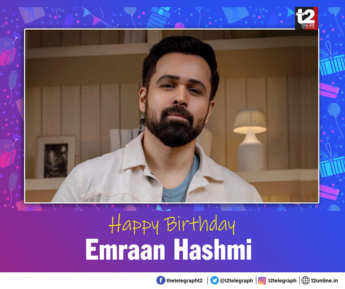 t2telegraph's tweet photo. 'Kaho na kaho' a very happy birthday to Emraan Hashmi!
@emraanhashmi https://t.co/FsEs7mjRdS