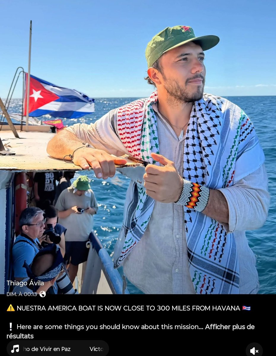 HannahStasi's tweet image. 🔴🇨🇺 1/ Et moi qui croyait il y a quelques jours que #Thiago était arrivé ! Mais non, notre adepte de #Nasrallah préféré chargeait ses cartons au #Mexique. Le voilà qui vogue gaiement vers l'île des #Caraïbes ! 👇
#Cuba #NuestraAmérica 
x.com/i/status/20350…