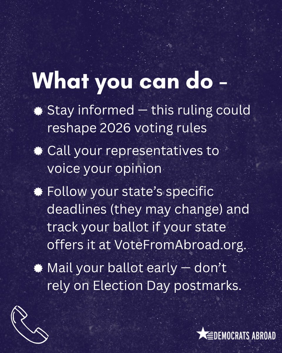 Democrats Abroad tweet media